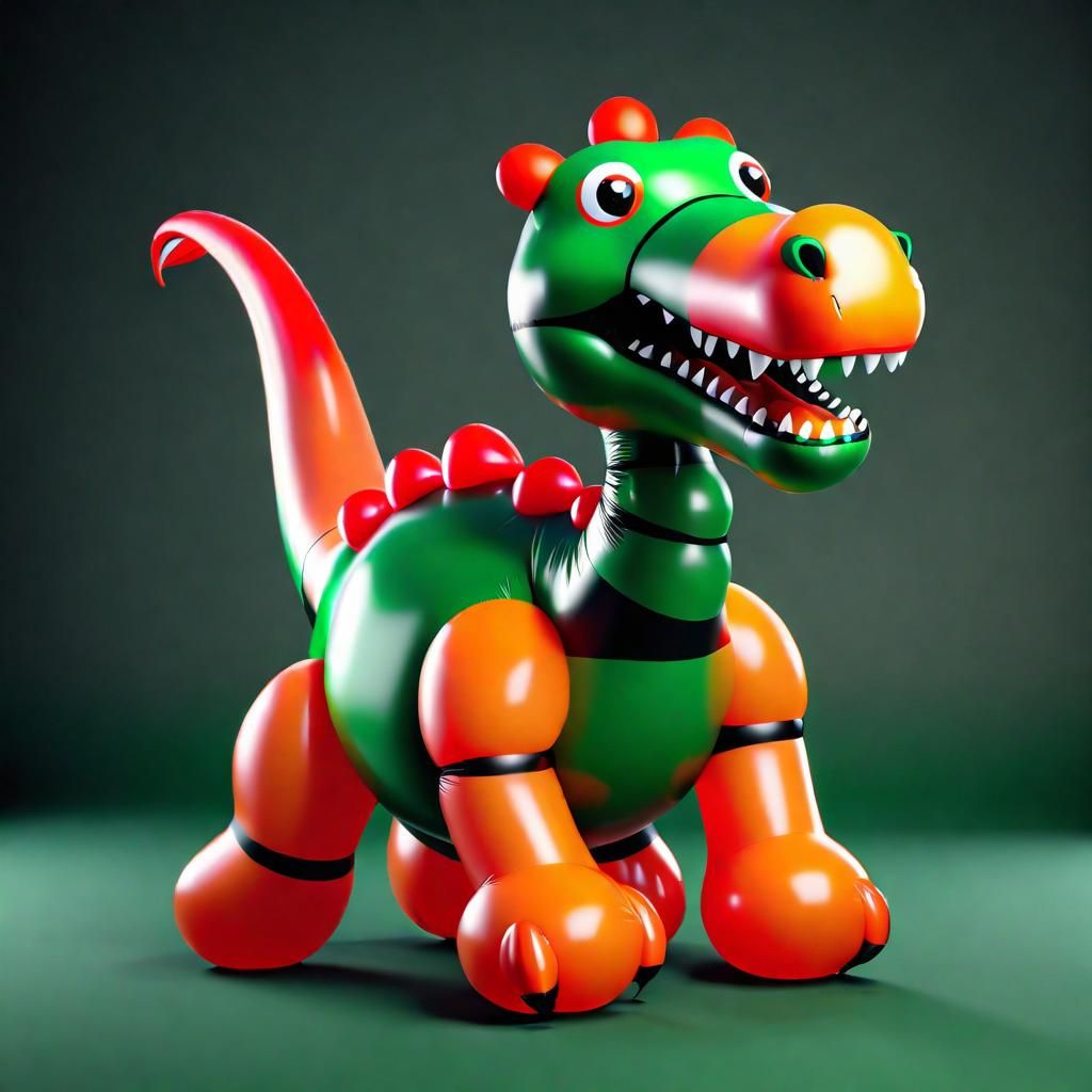 Dinosaur Balloon Animal: Detailed Character Design
