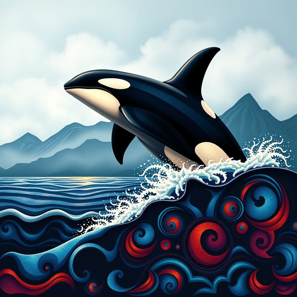 Aud’s British Columbia Canada orca