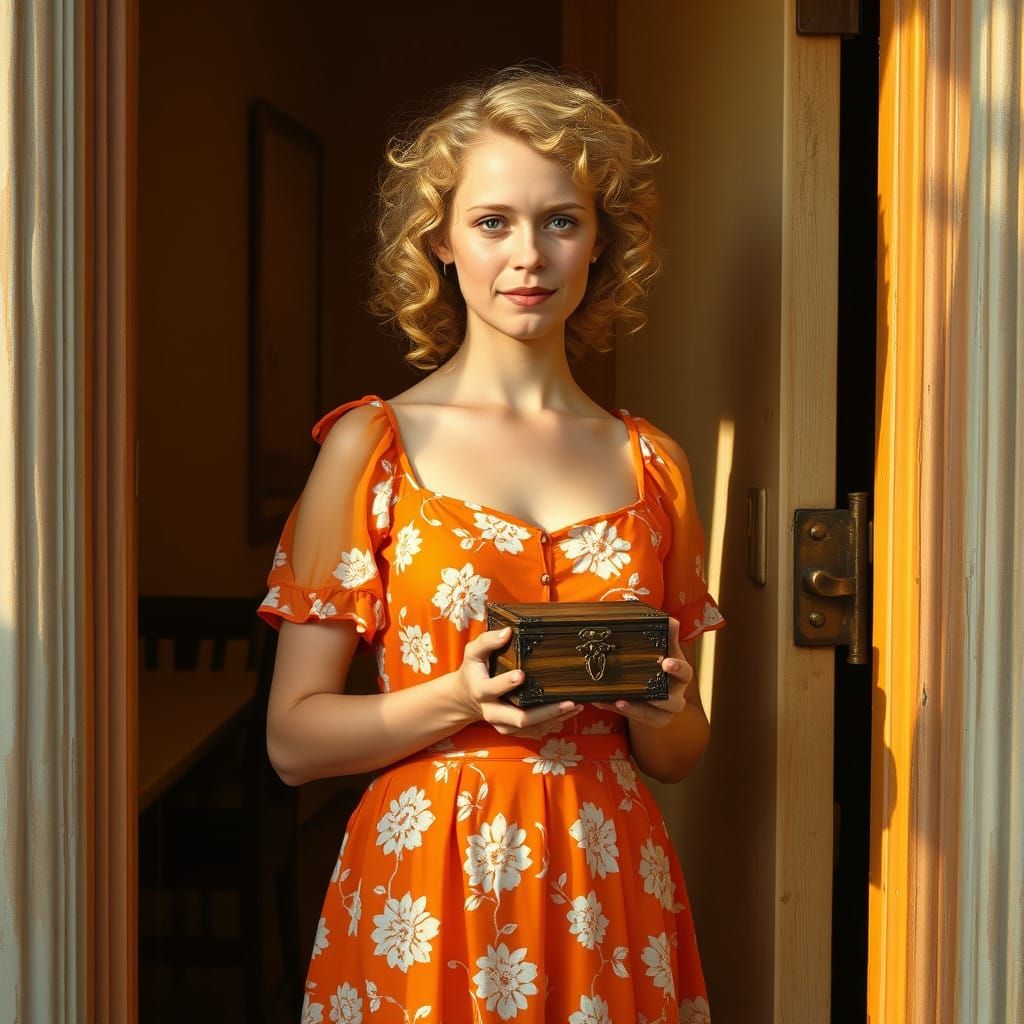 Northumbrian Belle in Warm, Golden Light