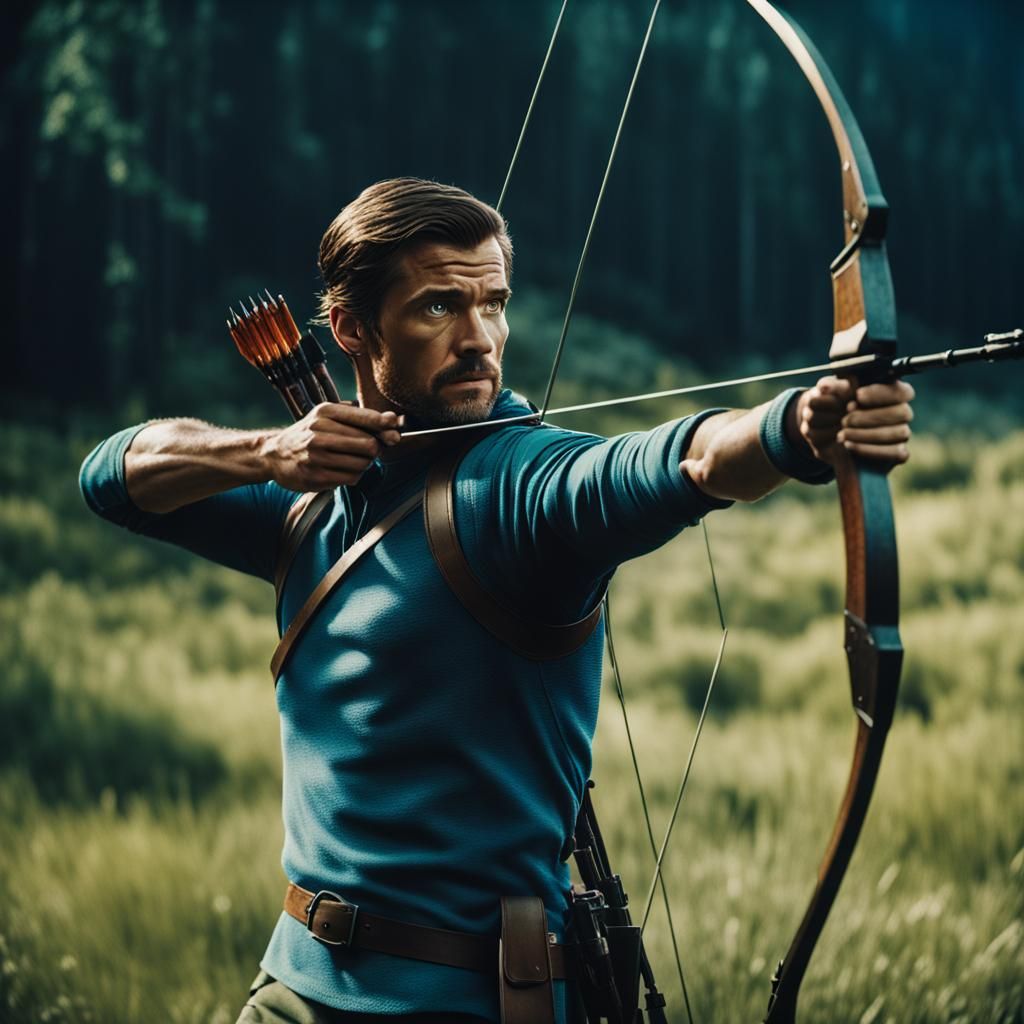 Cinematic Archer Film Still in Live-Action