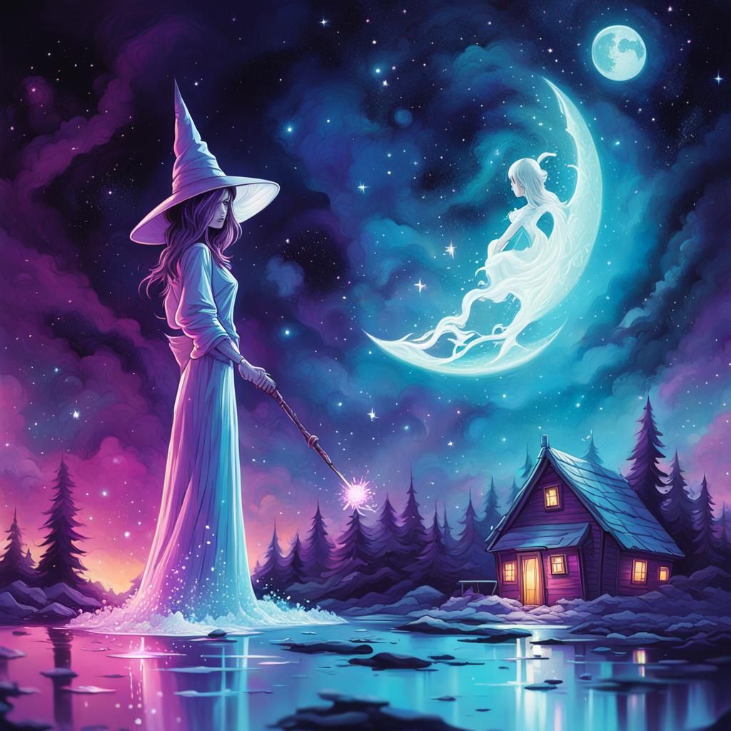 Celestial Witch in Stardust, Comic Book Art