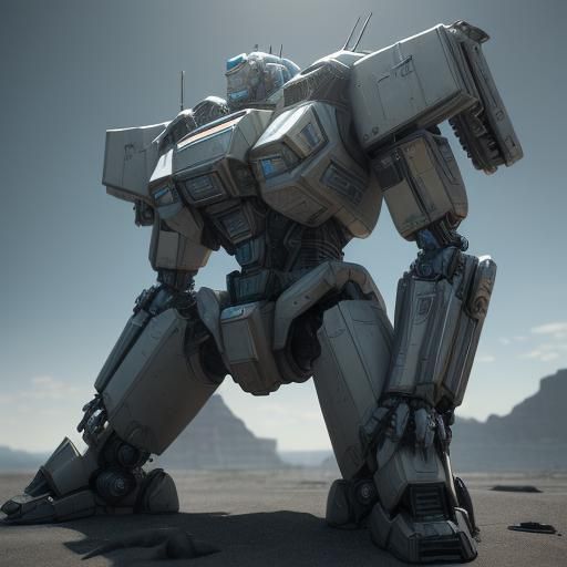 Walter White Transformer: Sci-Fi Mech in 8K