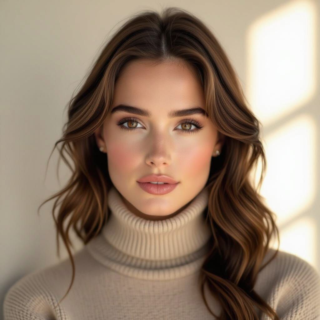 Elegant Portrait of a Young Woman