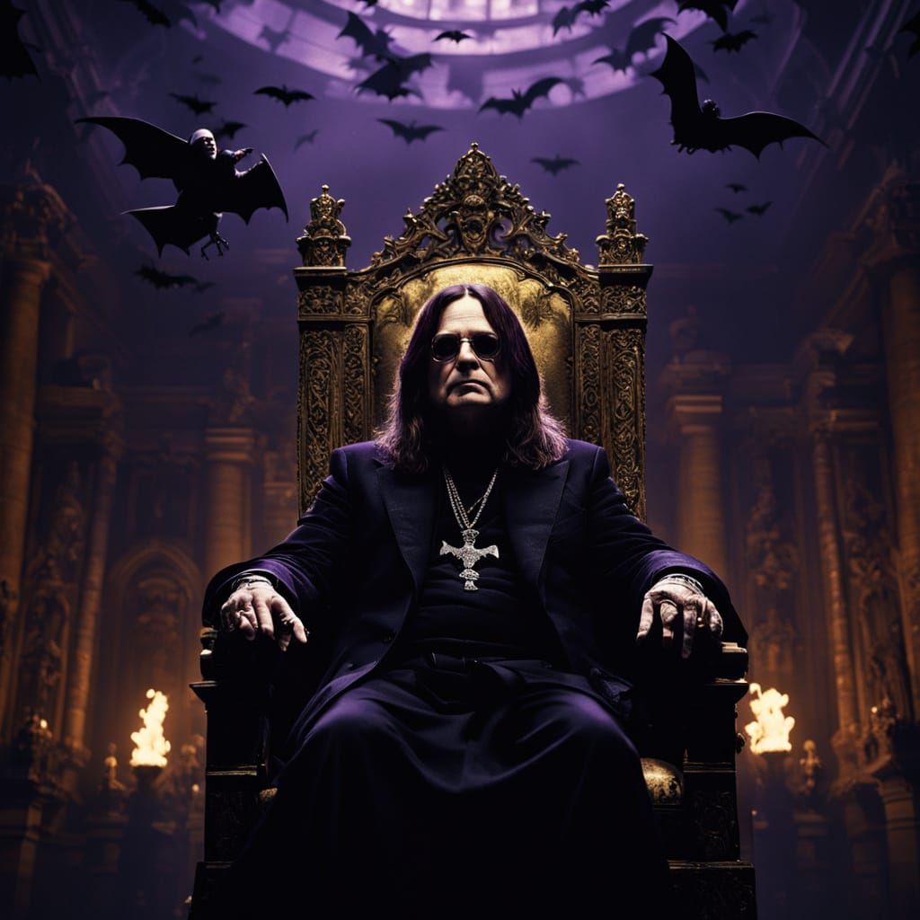 Prince of Darkness Portrait in Rembrandt Style