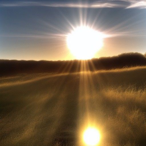 Heavenly Sunshine Beams Through Divine Clouds
