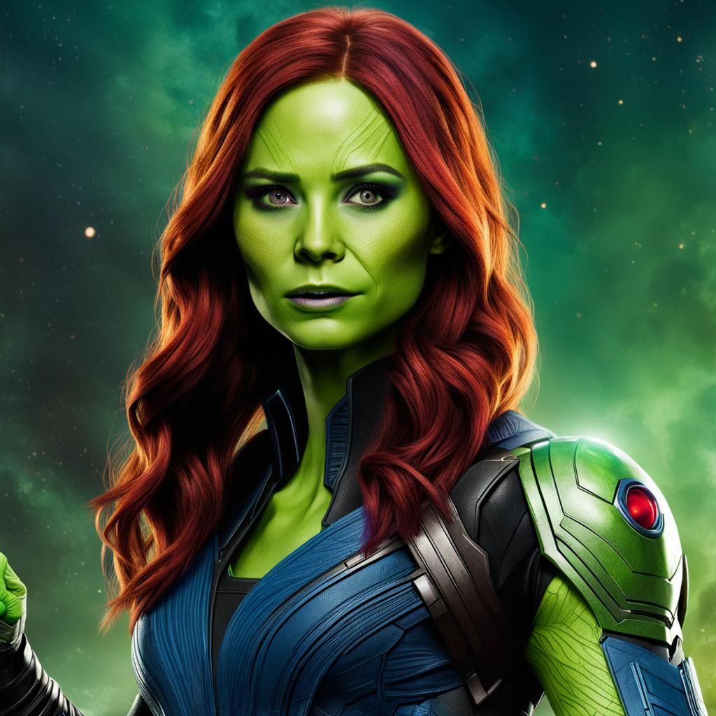Karen Gillan as Gamora: Digital Likeness