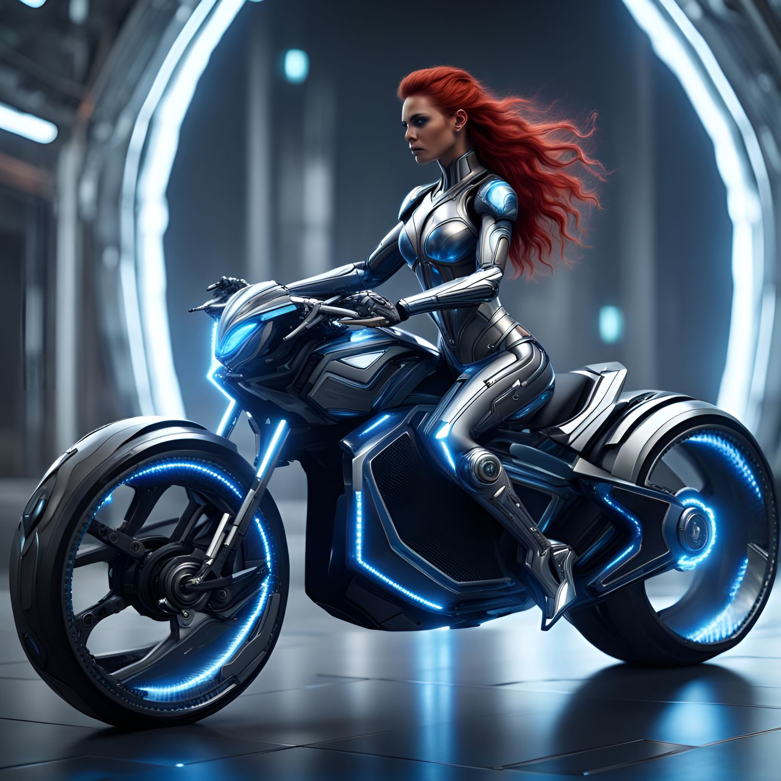 Red Zaara, The Halo Rider, by Lord Elboron