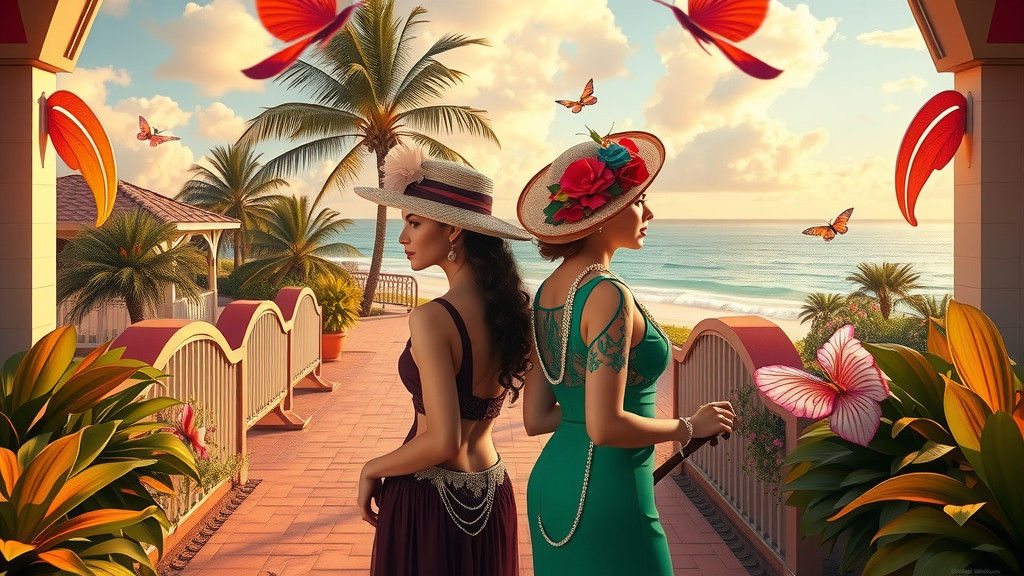 Art Deco Musicians on the Florida Coast