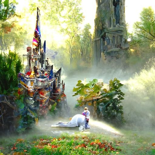 Knight Finds a Better Future in Fantasy Landscape
