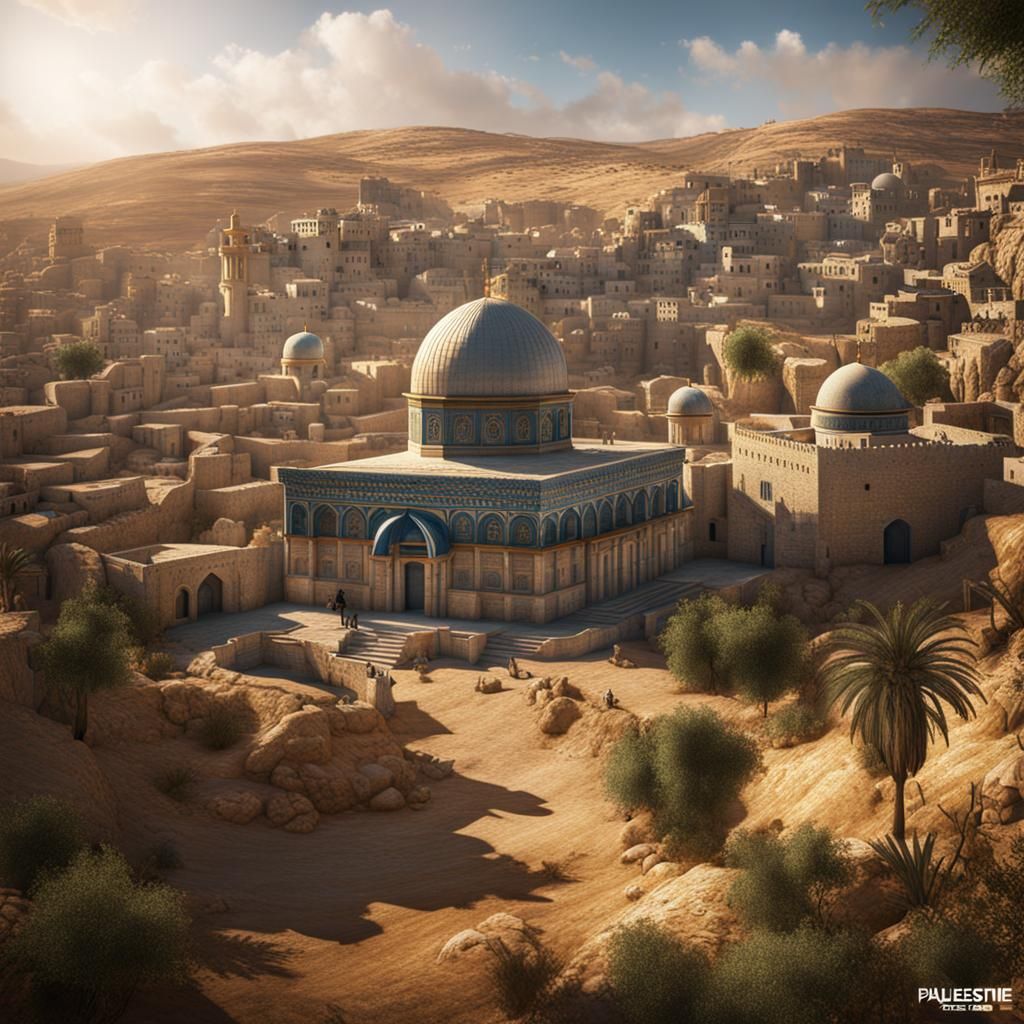 Palestine: A Vision of Freedom in Detailed Matte Painting