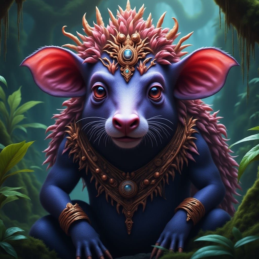 AI Interpretation of a Jungle Landscape