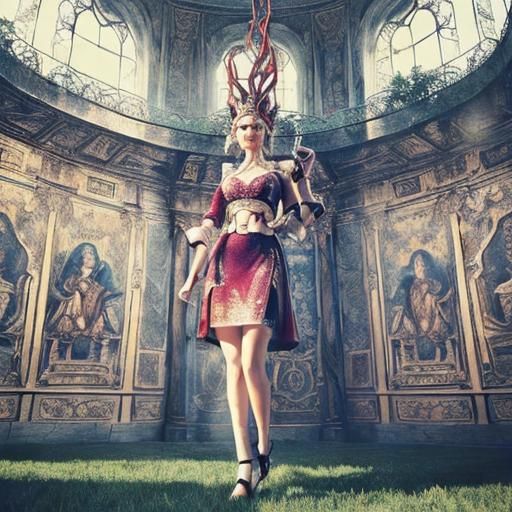 Photorealistic 3D Render: Cinematic Maximalist Masterpiece