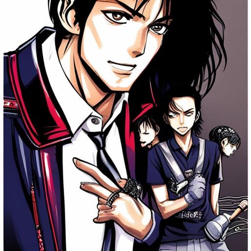 Michael Jackson as Manga Character