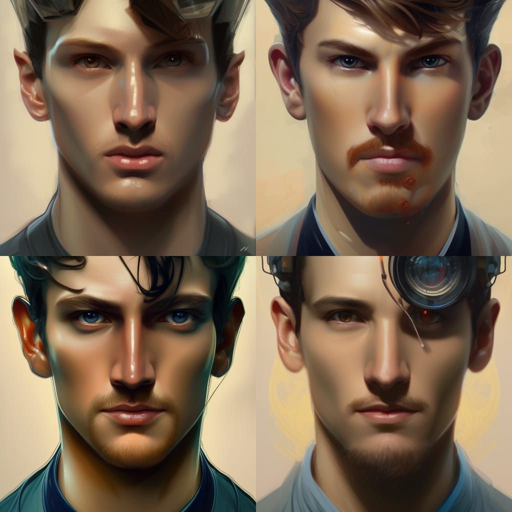 Service Android Portrait with Dynamic Lighting