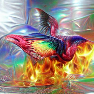 Majestic Phoenix in Flight