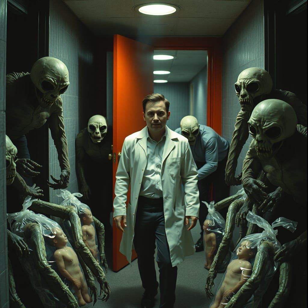 Horror Chamber: Man Pursued by Undead Scientists