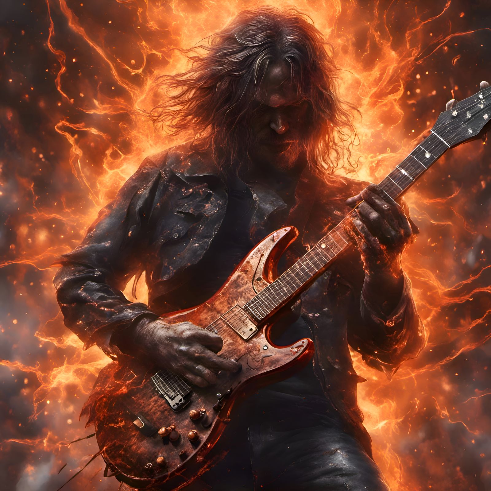 Heavy Metal Musician Unleashes Souls in Fiery Dark Fantasy A...