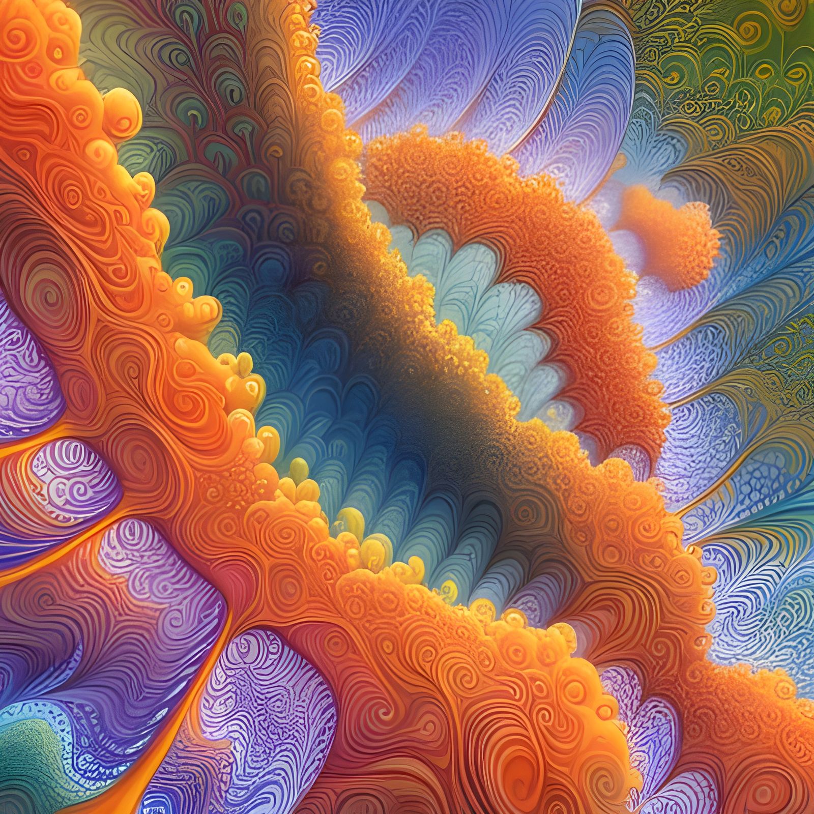 Fractal Nanotechnology Art: Sensory Fantasia in 3D
