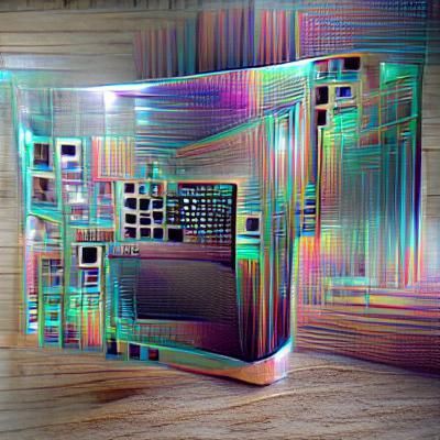 Abstract Matrix Code in Cyberpunk Style