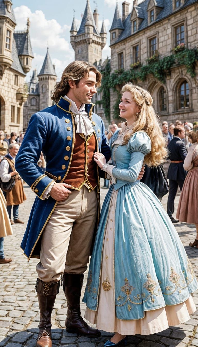 Charming Lilliputian Courtship in Vintage Splendor