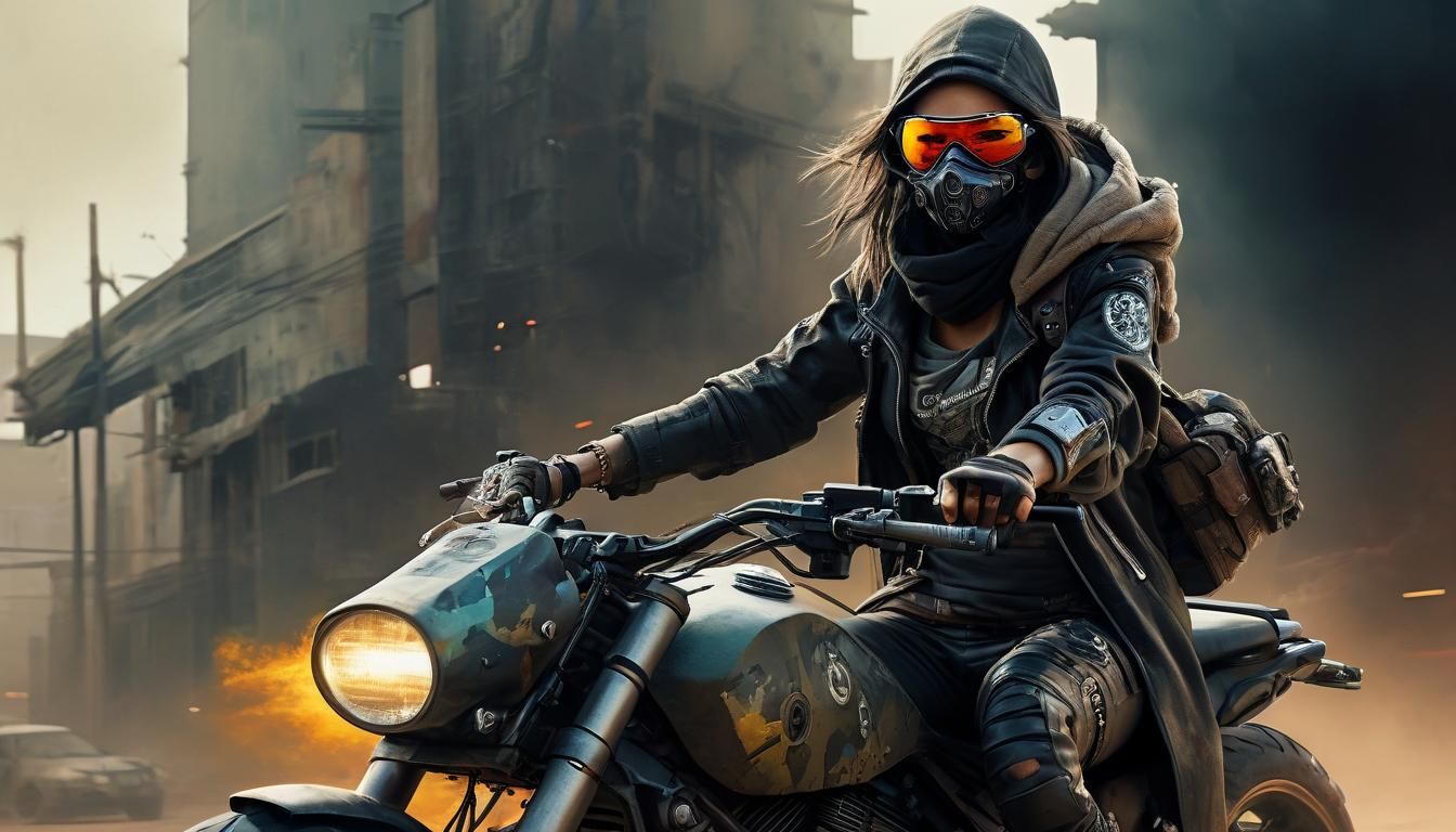 Wasteland Characters - Mercenaries Woman