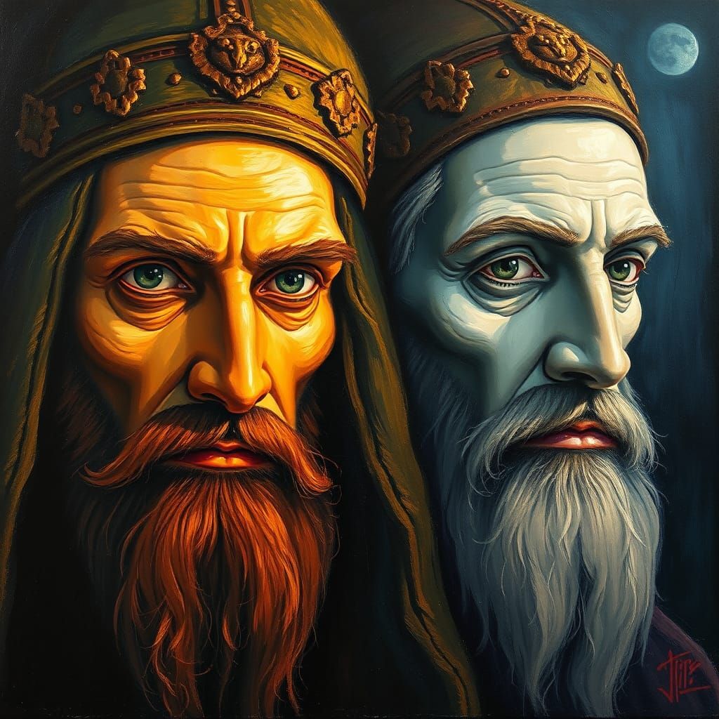 Golden Sun, Silver Moon: Medieval Portraits in Expressionist...