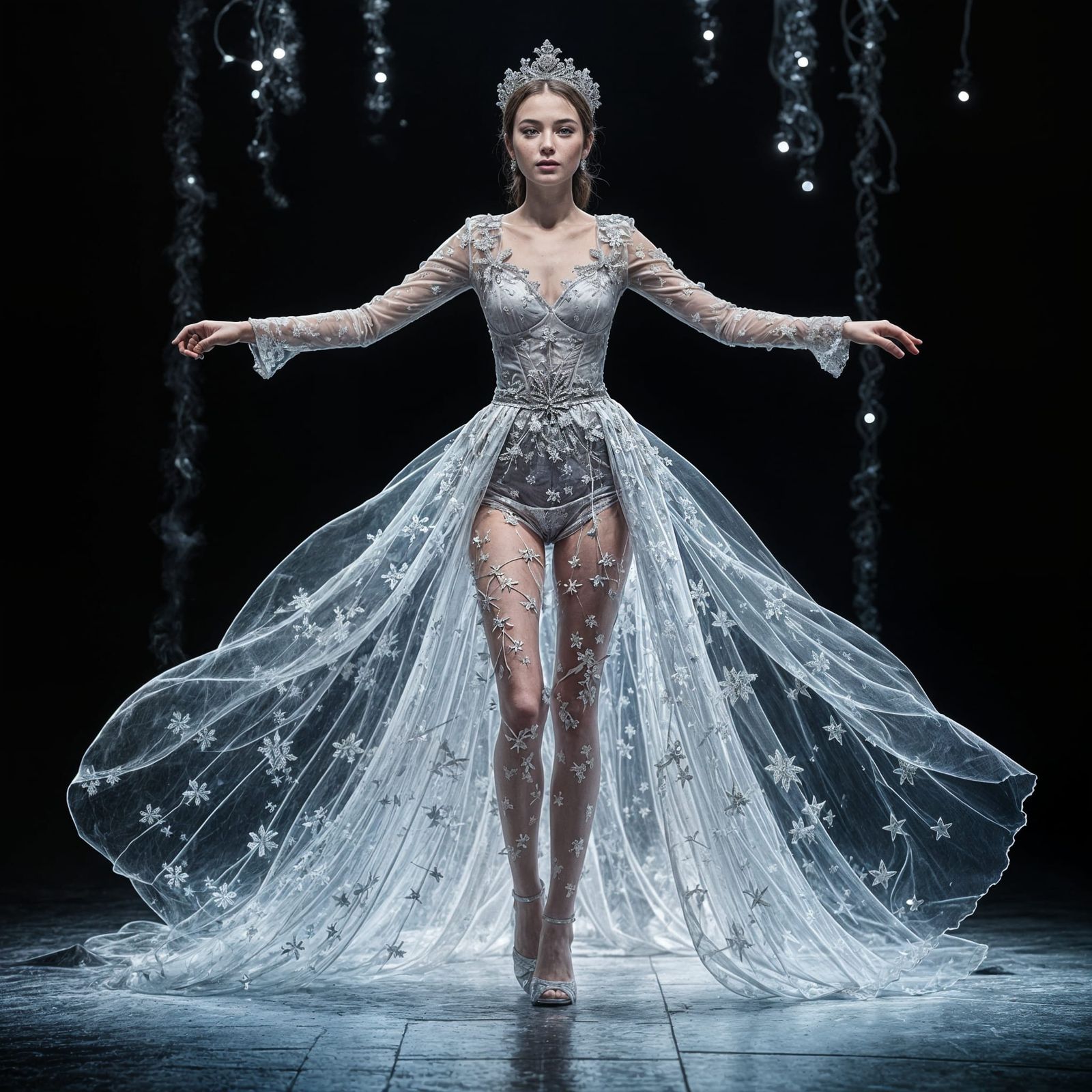 двойная экспозиция
профиль головы благородного оленя бело-ор...