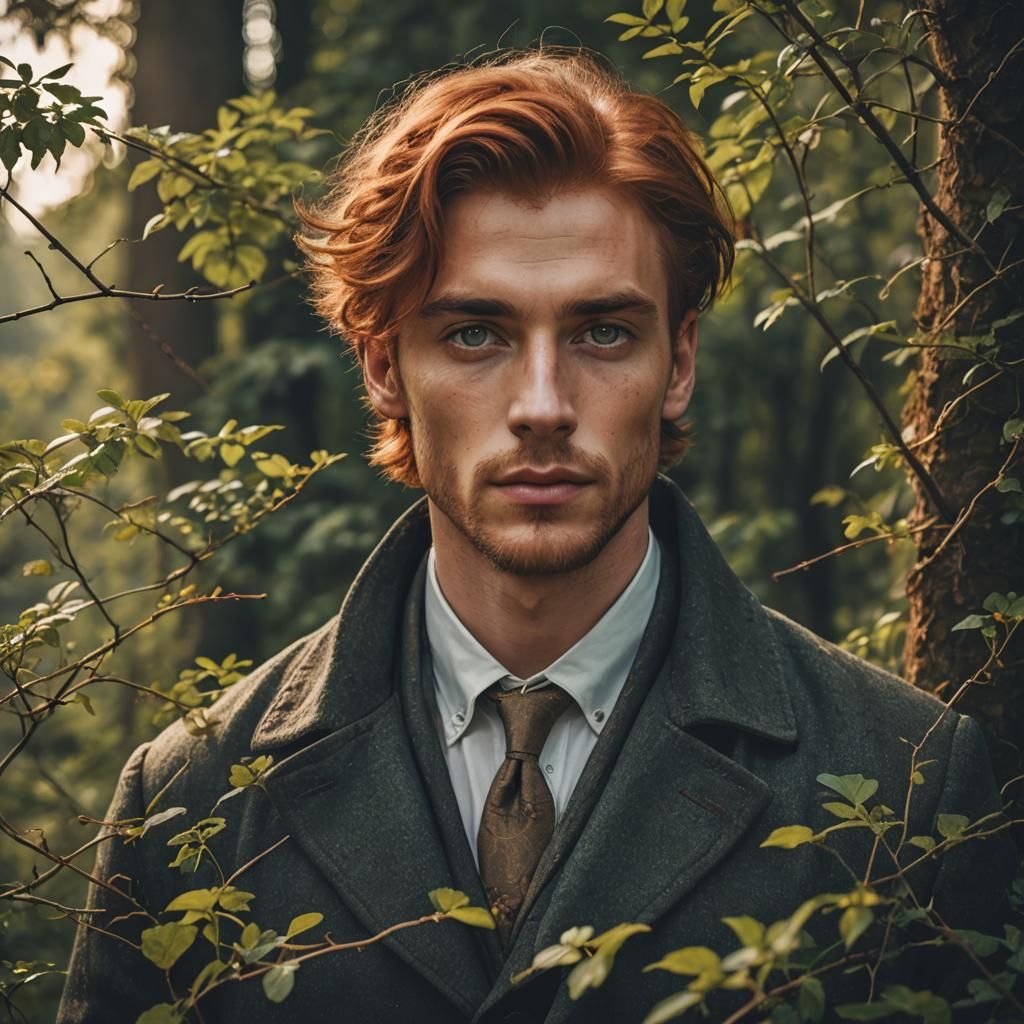 An Irish man, handsome and mysterious.