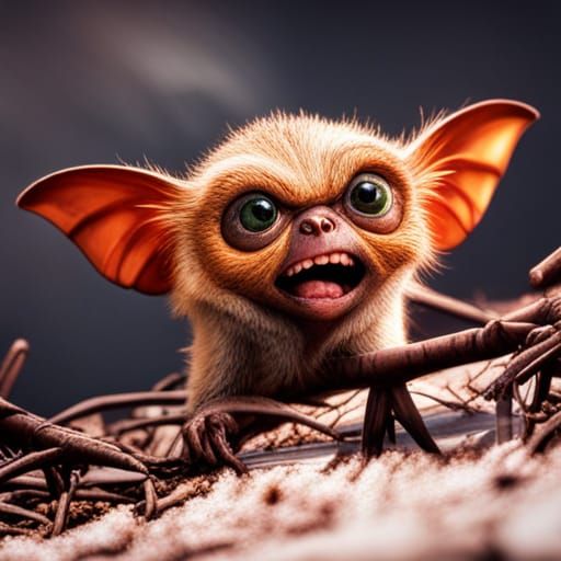 Hyperrealistic Gremlins: Intricate, Sharp, Cinematic