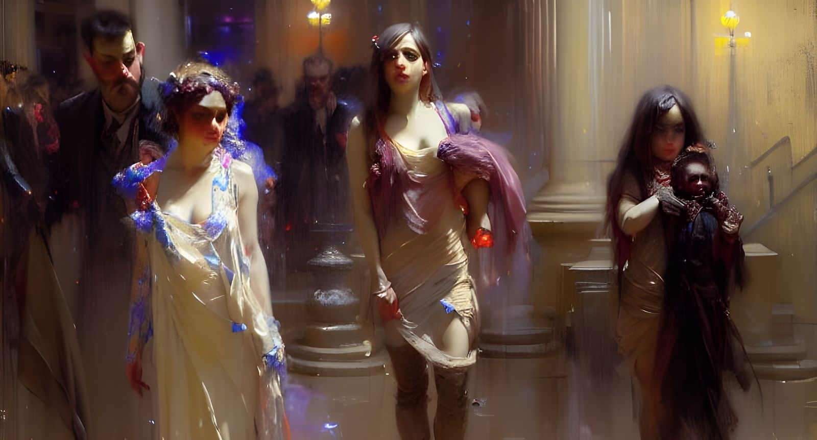 Dark Academia Art Inspired by Classic Painters