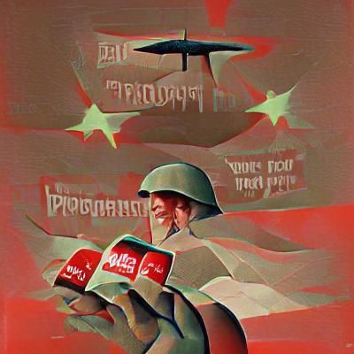Striking Propaganda Poster