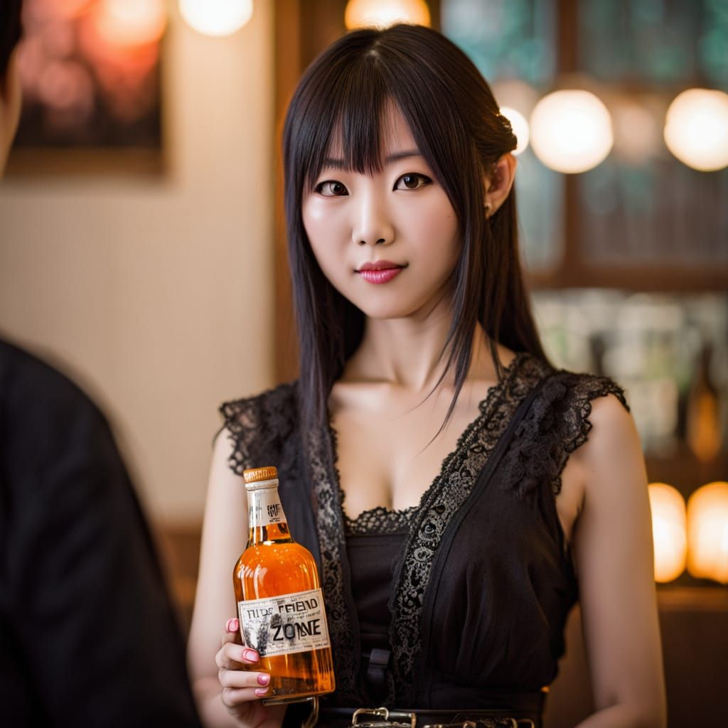 Japanese Gothic Woman in the Friend Zone