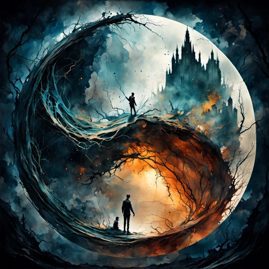 Image of a Scene Defying Physics