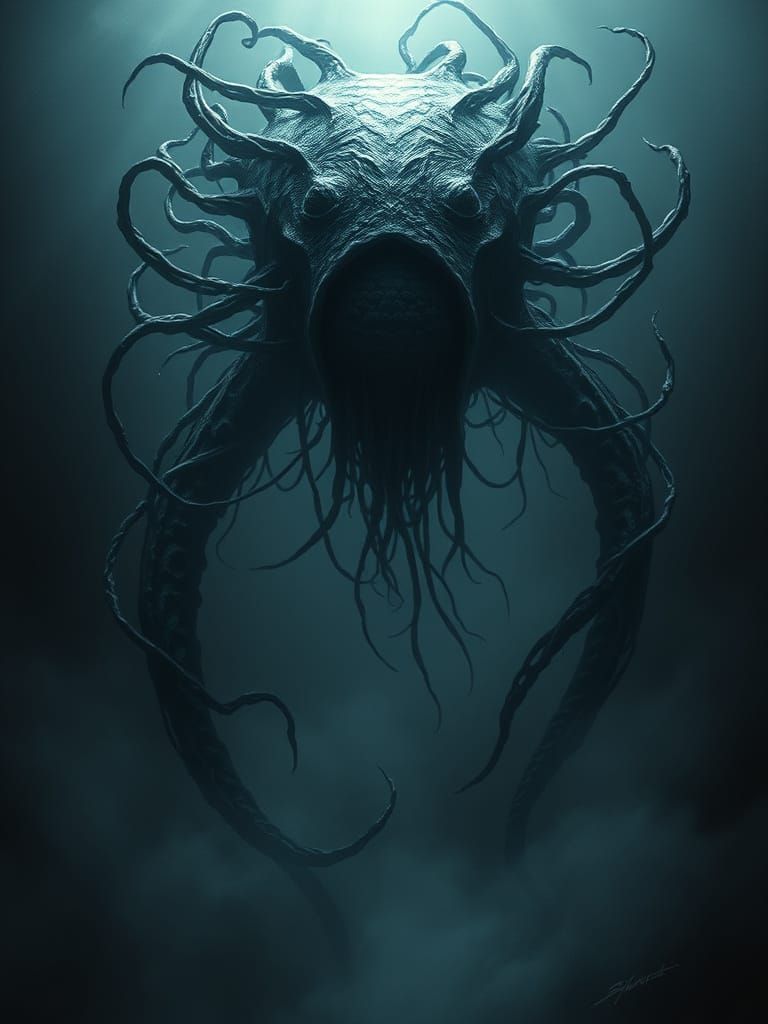 Ethereal Horror Emerges from the Void in Dark, Amorphous For...