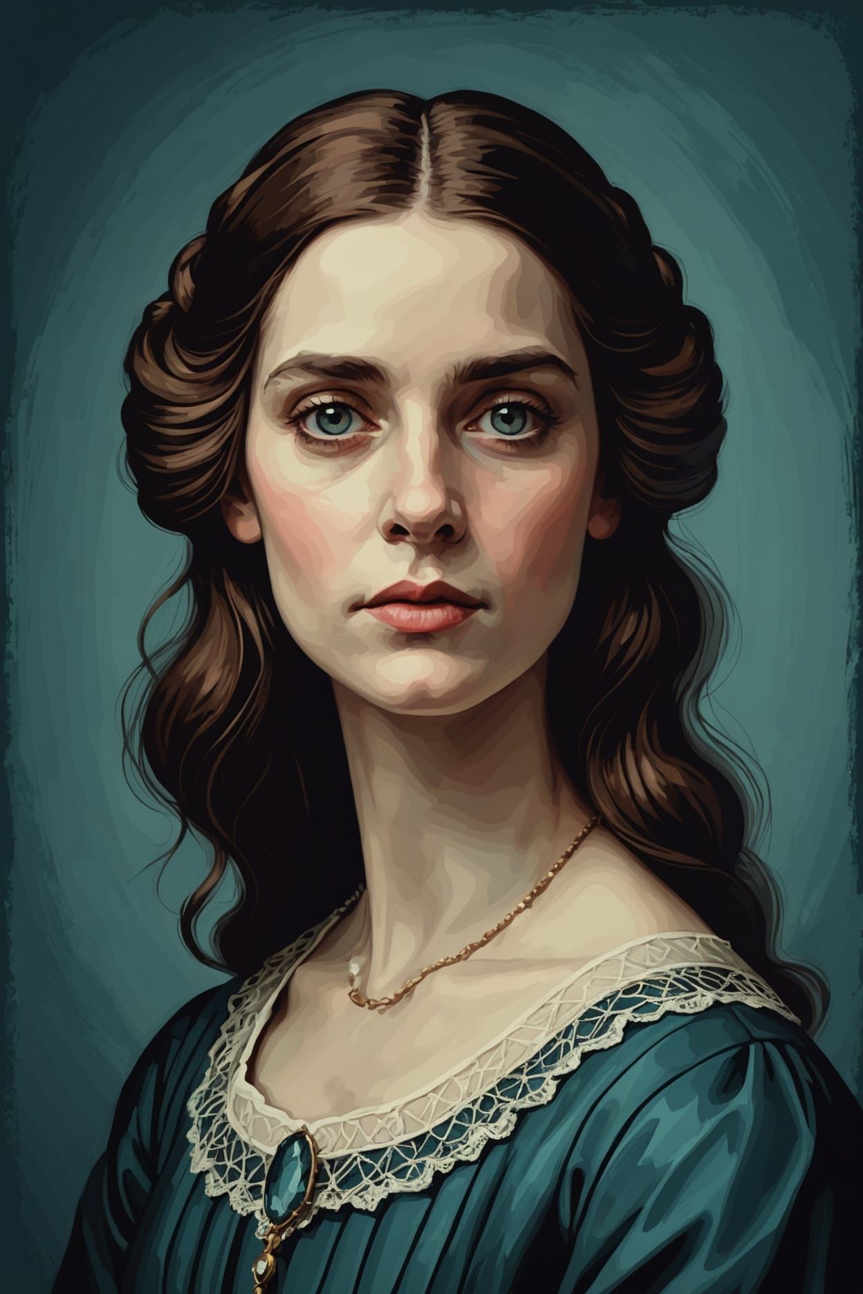 Portrait of Mary Shelley