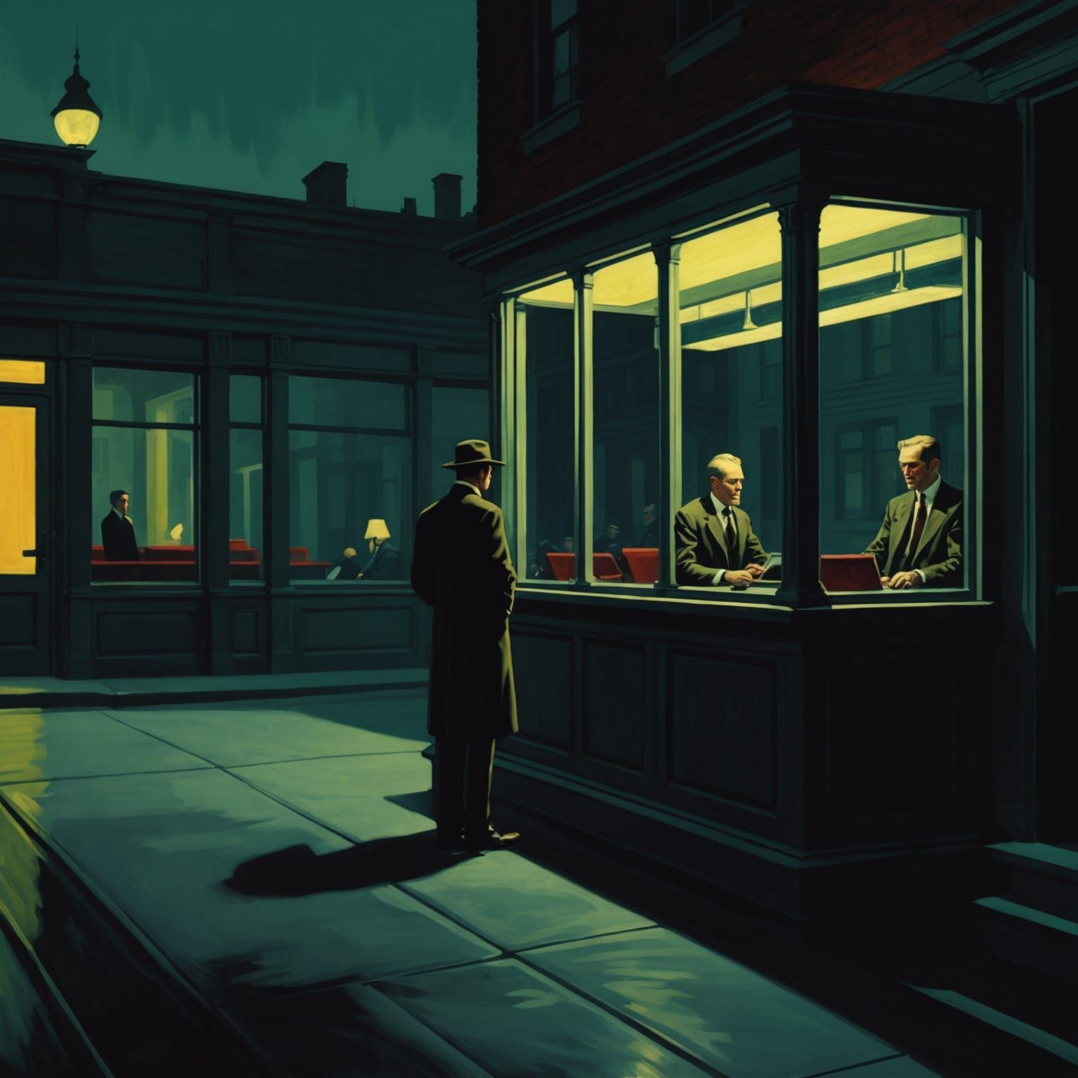 Grimdark Scene in Hopper Style