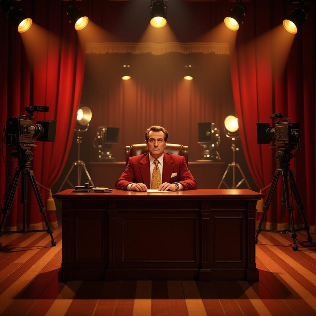 Joker Inspired Talk Show Scene in Unreal Engine