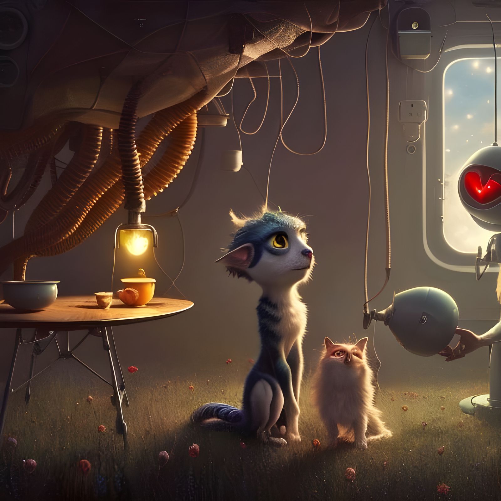 Alien Pets in Bizarre Magical Realism