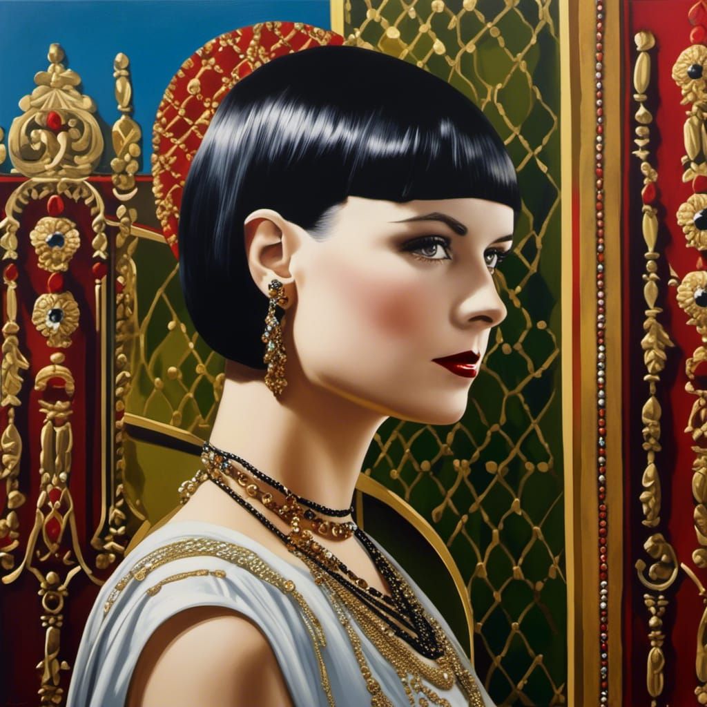 Louise Brooks as Lucrezia Borgia Portrait