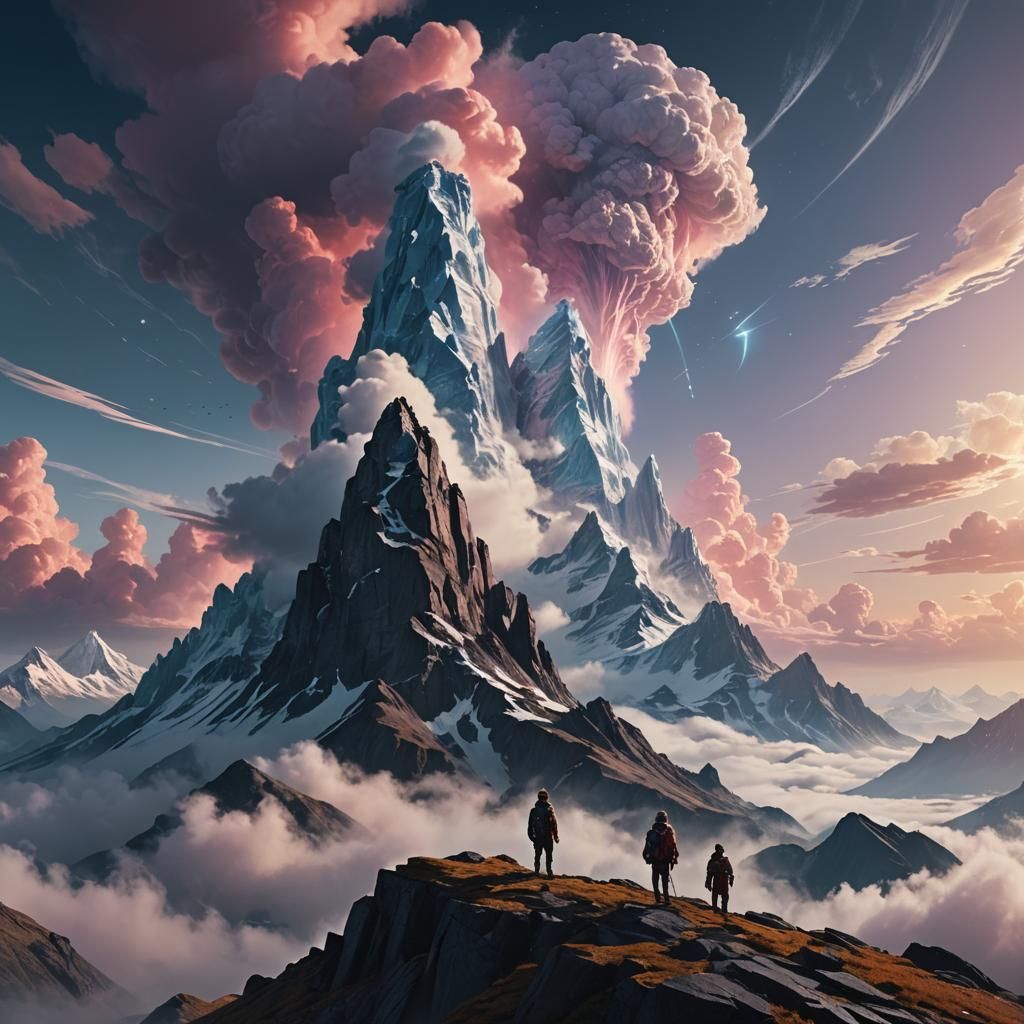 Para Brahma and Vishnu in Epic Digital Matte Painting