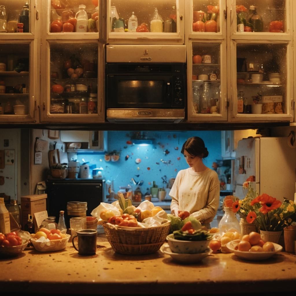 Romantic Plea to Clean Fridge in Soft Focus