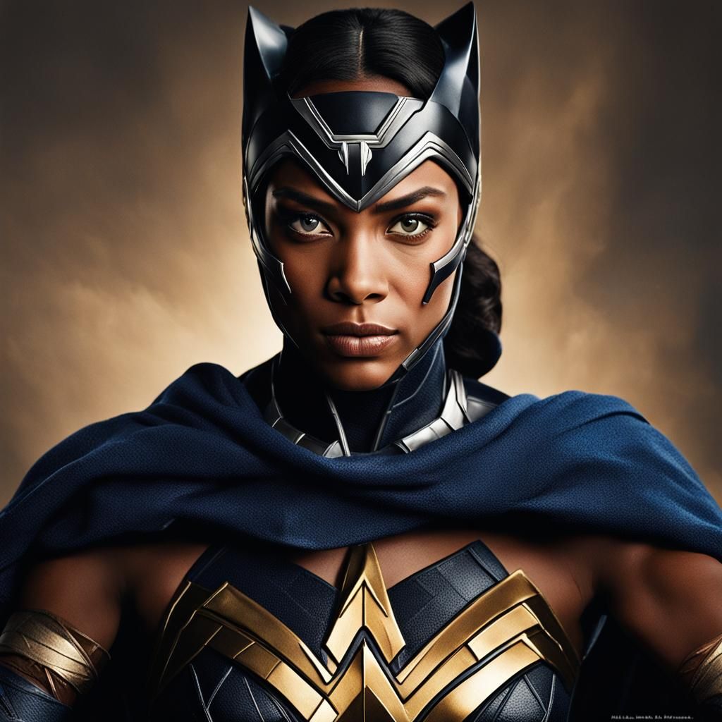 Superhero Fusion Portrait in Realistic Photo Style