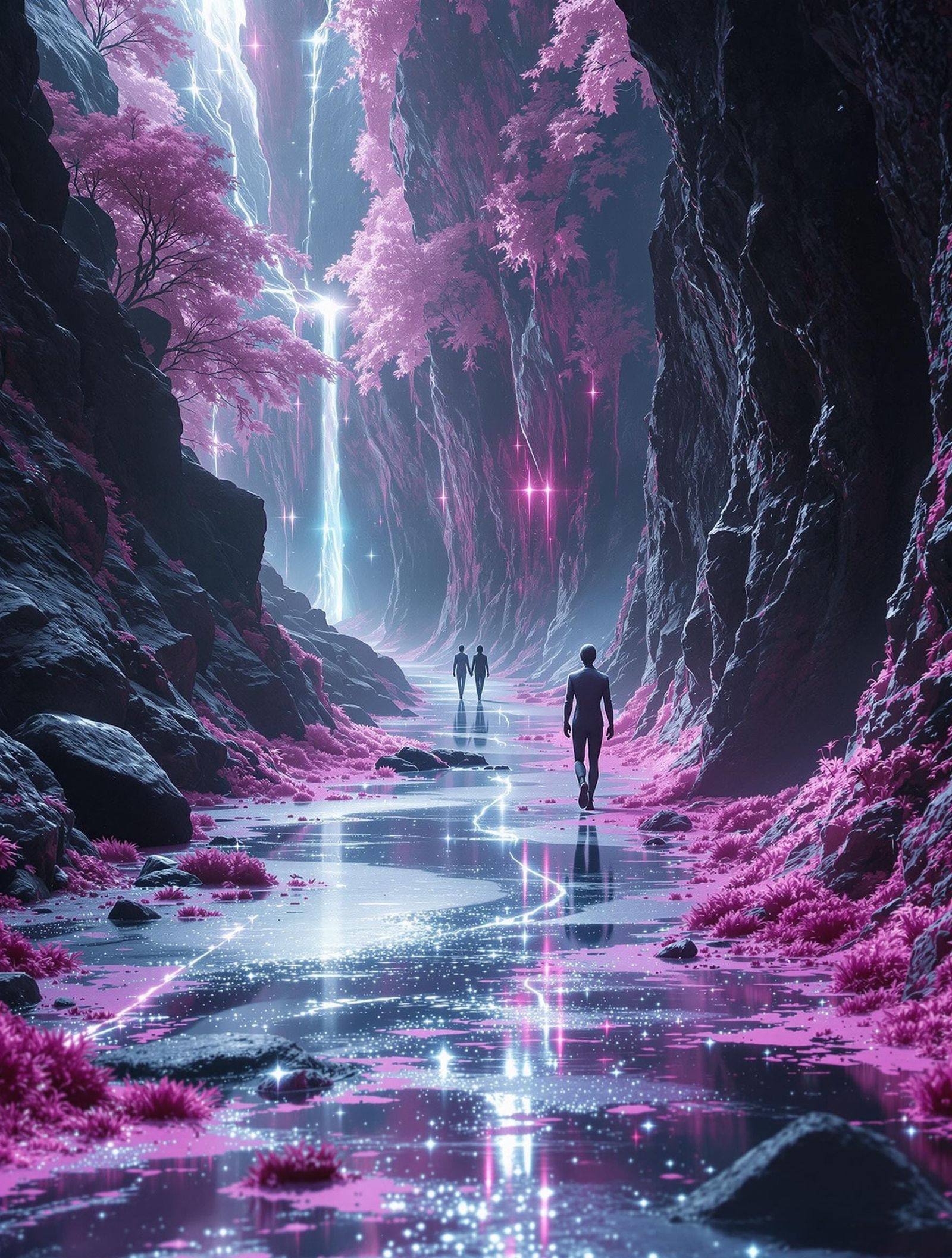 Unbent Creatures Walk in Biocosmic Photokinesis