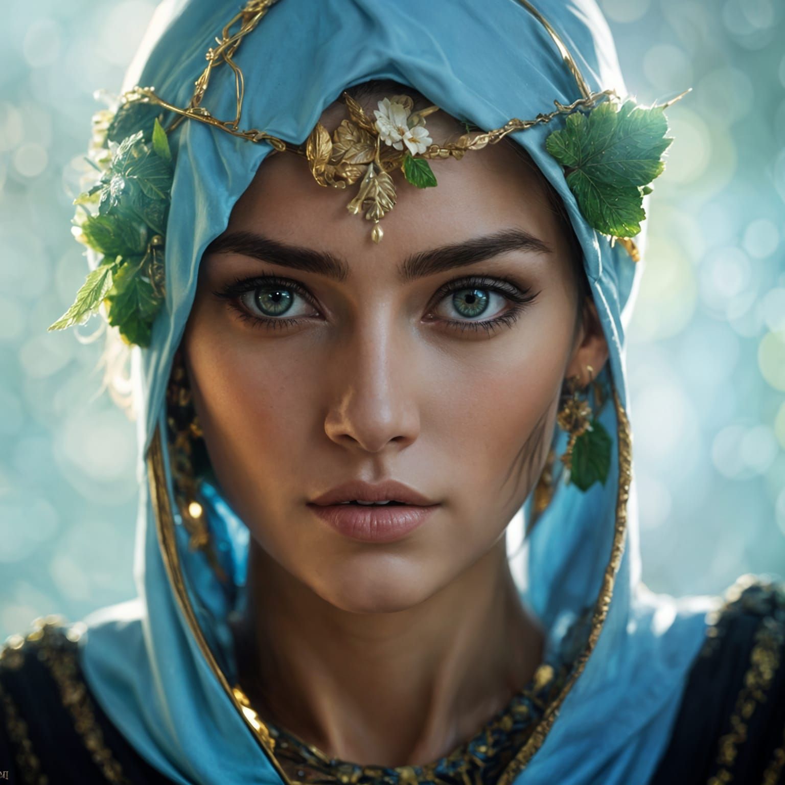 Zelfira the Wise: Detailed Portrait in Artgerm Style