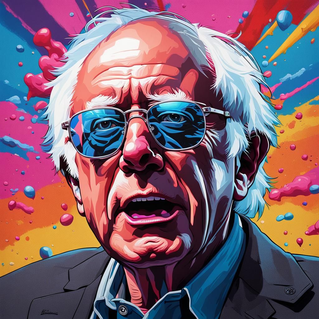 Bernie Sanders Channels 'They Live' in Hyperrealistic Art