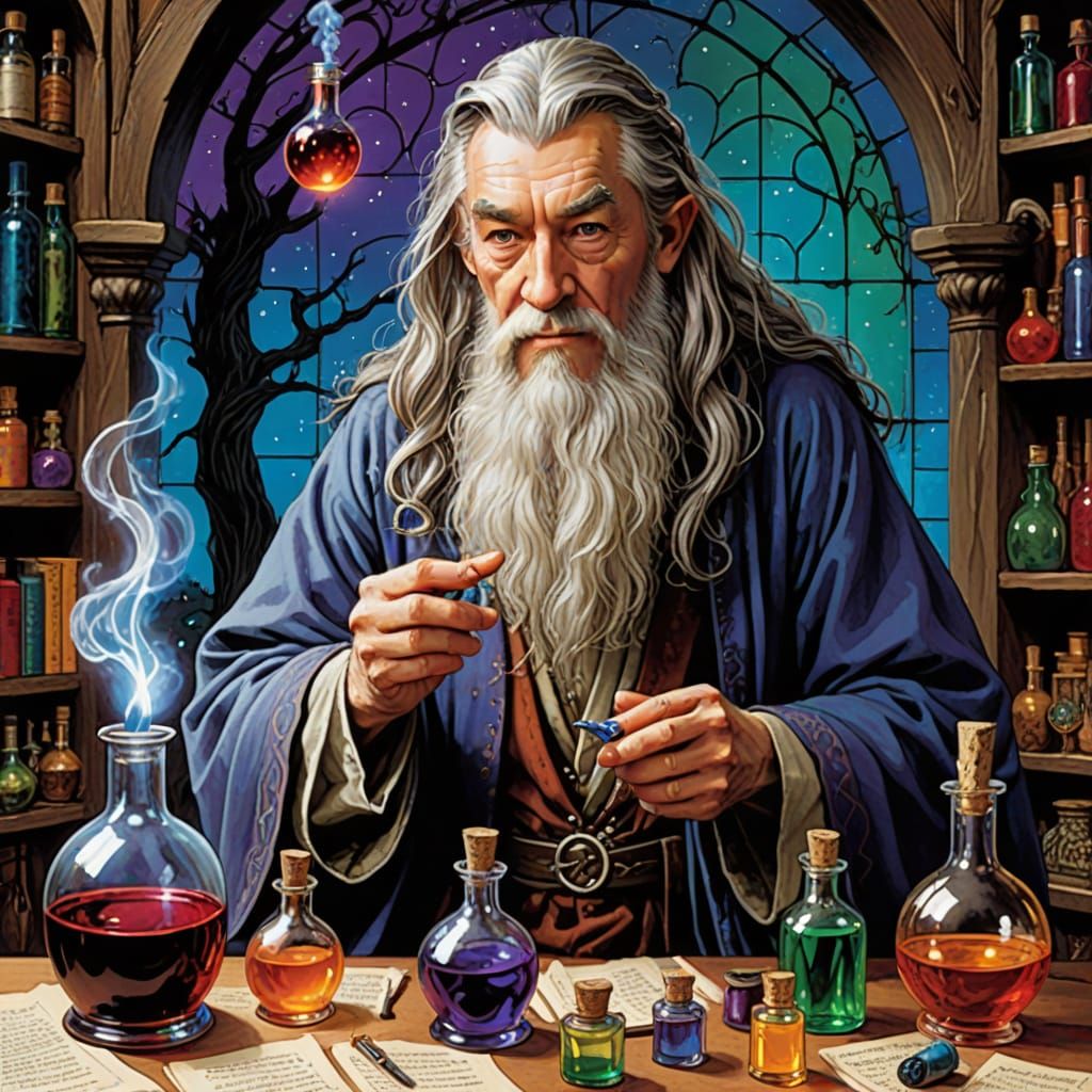 Magical Pretend tabloid magazine cover, ”Practical Potions” ...