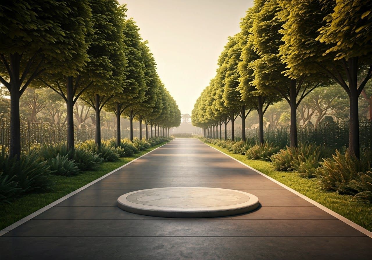 Walking Paths in Antique Realism