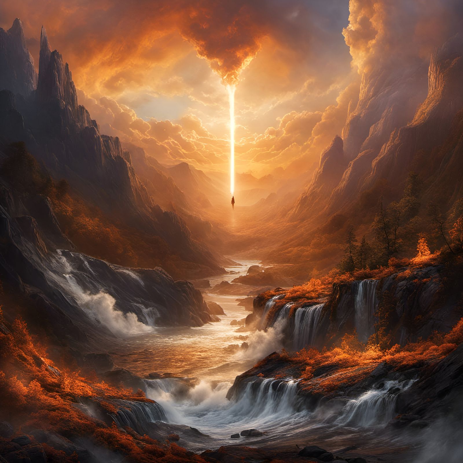 Apocalyptic Wasteland: Golden Gate Bridge in Ruins