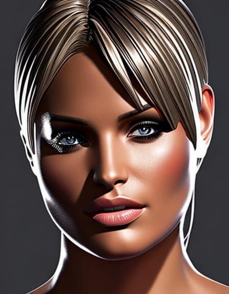 Sarah Connor head and shoulders portrait, 8k resolution concept art portrait by Greg Rutkowski, Artgerm, WLOP, Alphonse ...