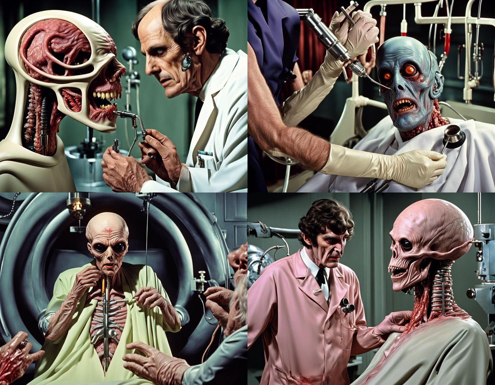Horrific Alien Vivisection Inspired by Dr. Phibes